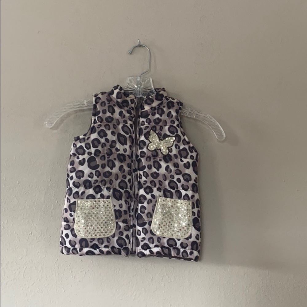 cheetah print vest